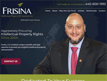 Tablet Screenshot of frisinaip.com